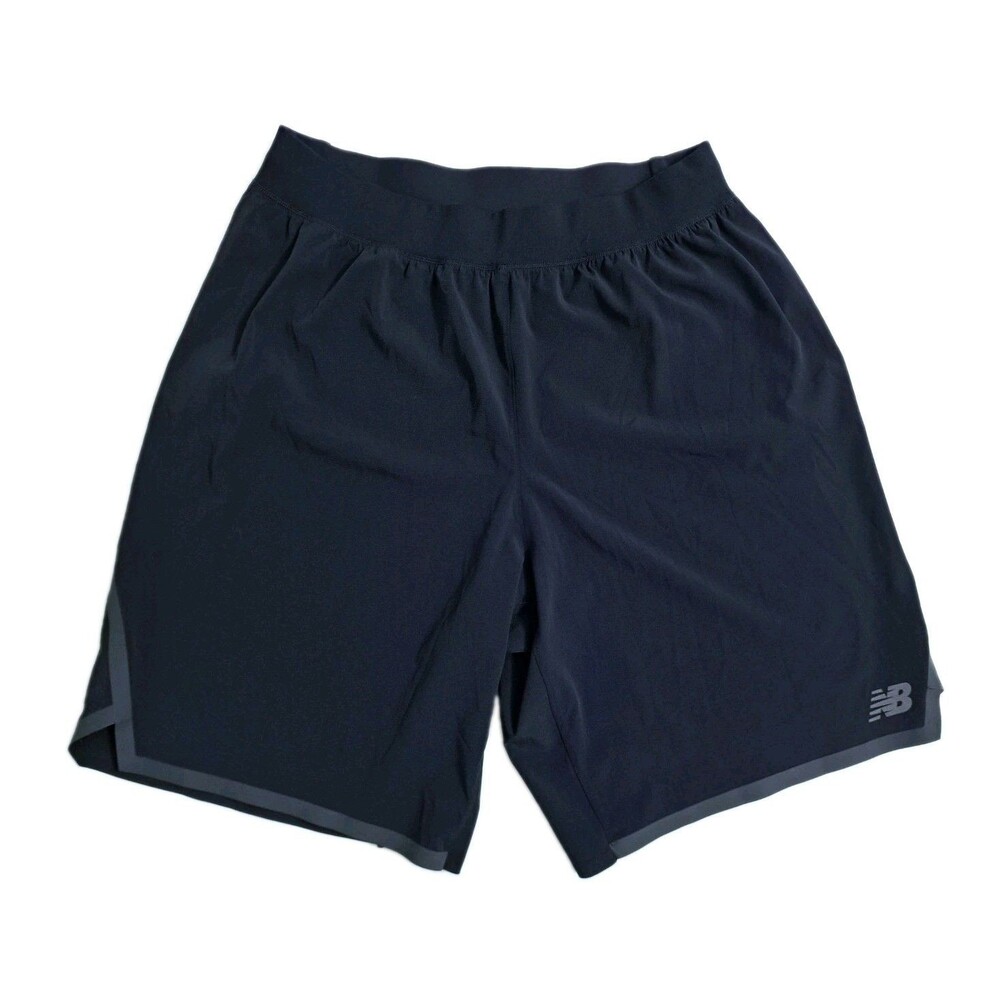 New Balance Run Shorts Men’s Size Medium Black NB Dry Gym Pockets